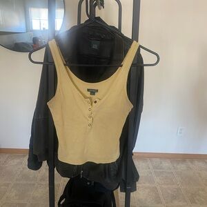 Soft yellow tank top